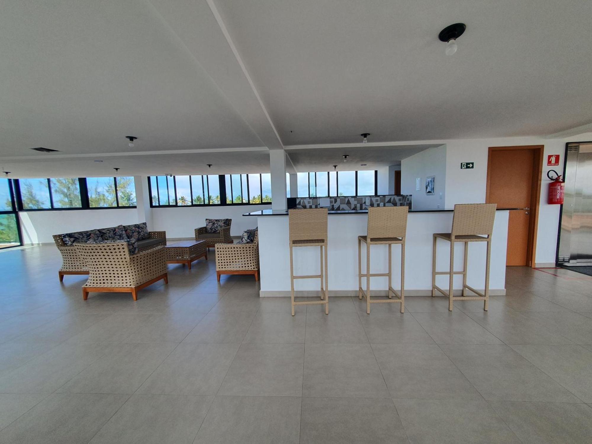 Flat Mobiliado A 15 M Da Praia 伊波茹卡 外观 照片